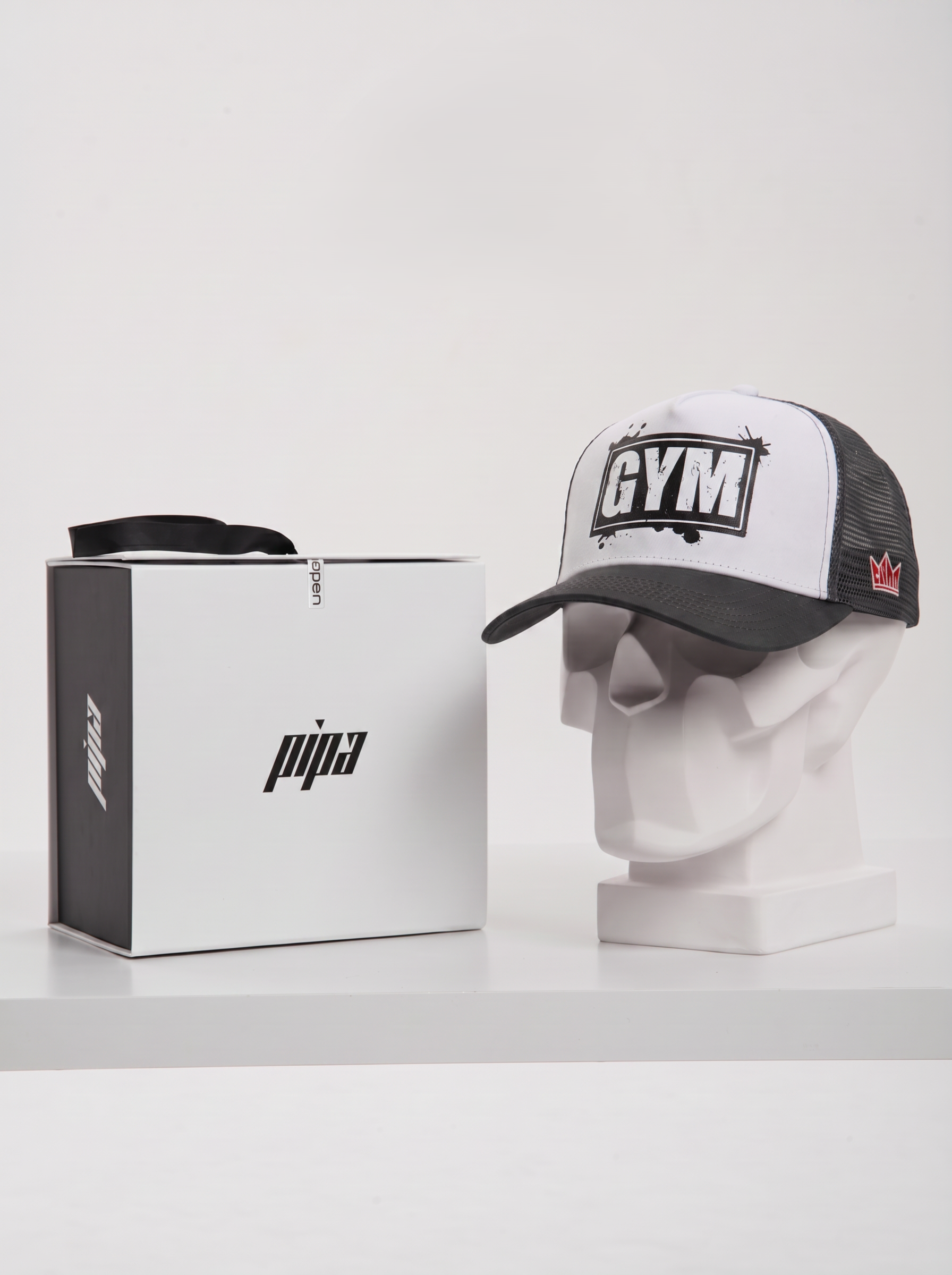 PIPA GYM — серая бейсболка, новый дроп